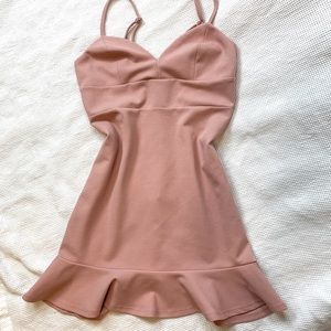 Forever 21 Mini dress pale rose pink